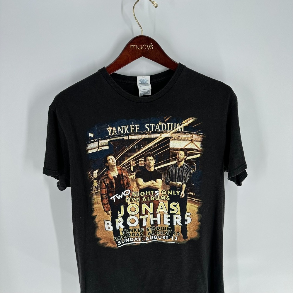 Delta Pro Weight Jonas Brothers‎ Yankee Stadium Five Albums T-Shirt Black Size M
